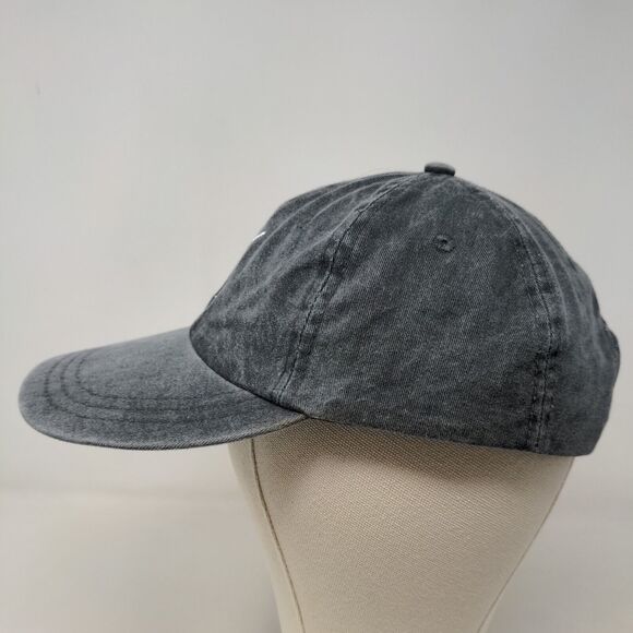 ZKAPZ Men's Slideback Hat Gray OSFA Embroidered Stick Figure Waving Logo - Picture 5 of 11